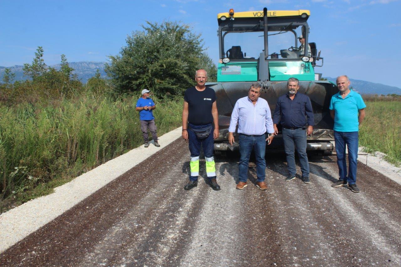 Αυτοψία Μαράβα σε έργο αγροτικής οδοποιίας στην Πηγή 